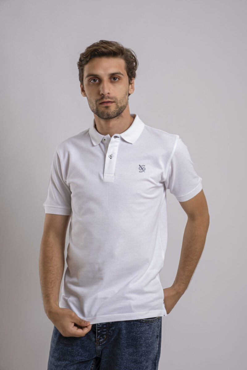 White Polo T-shirt