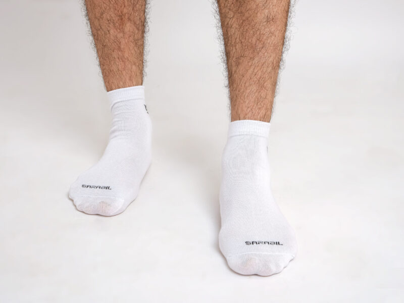 White Classic Half Socks