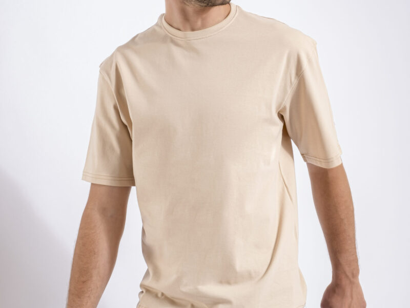 Beige Oversized T-shirt