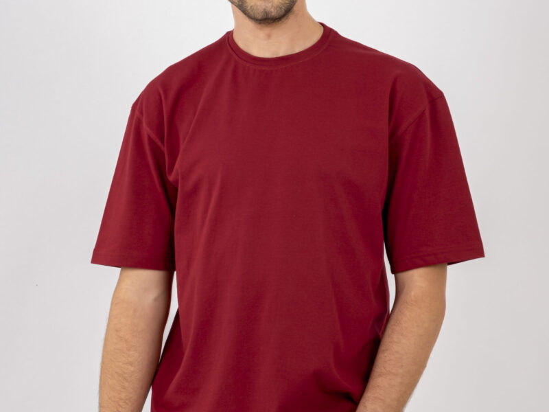 Burgundy Oversized T-shirt