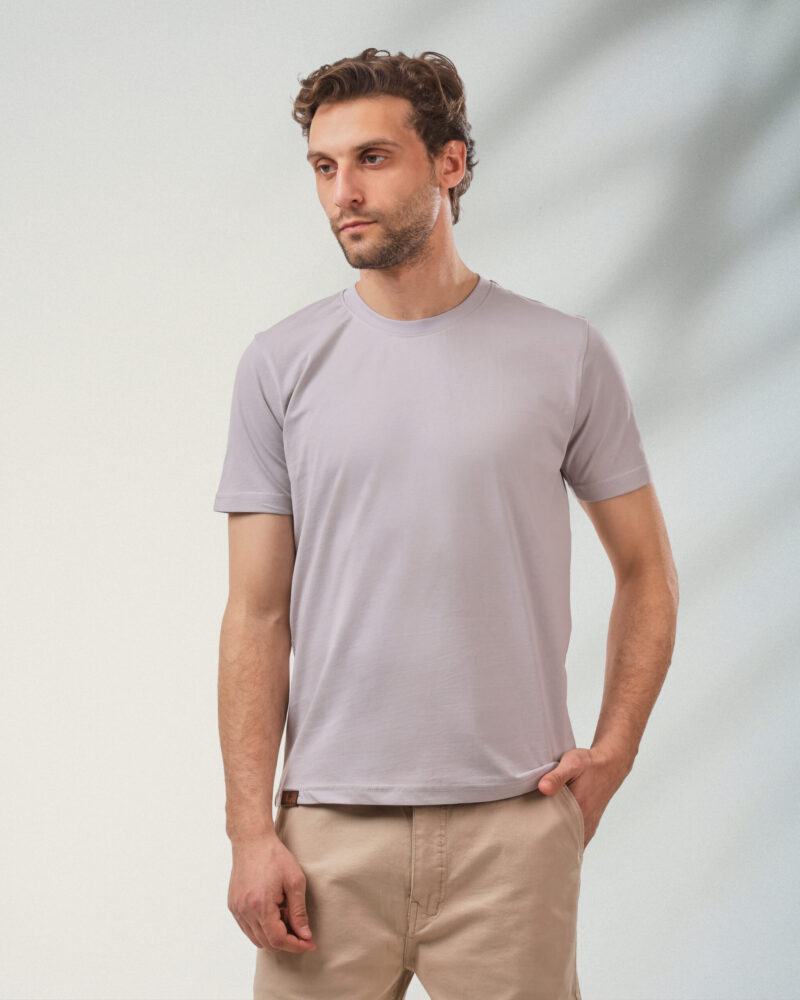 Grey Round T-shirt