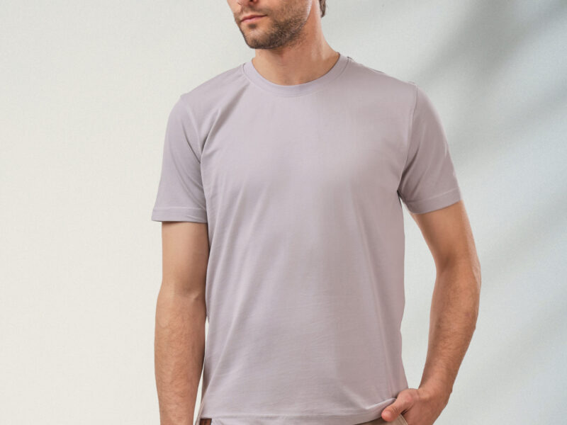 Grey Round T-shirt