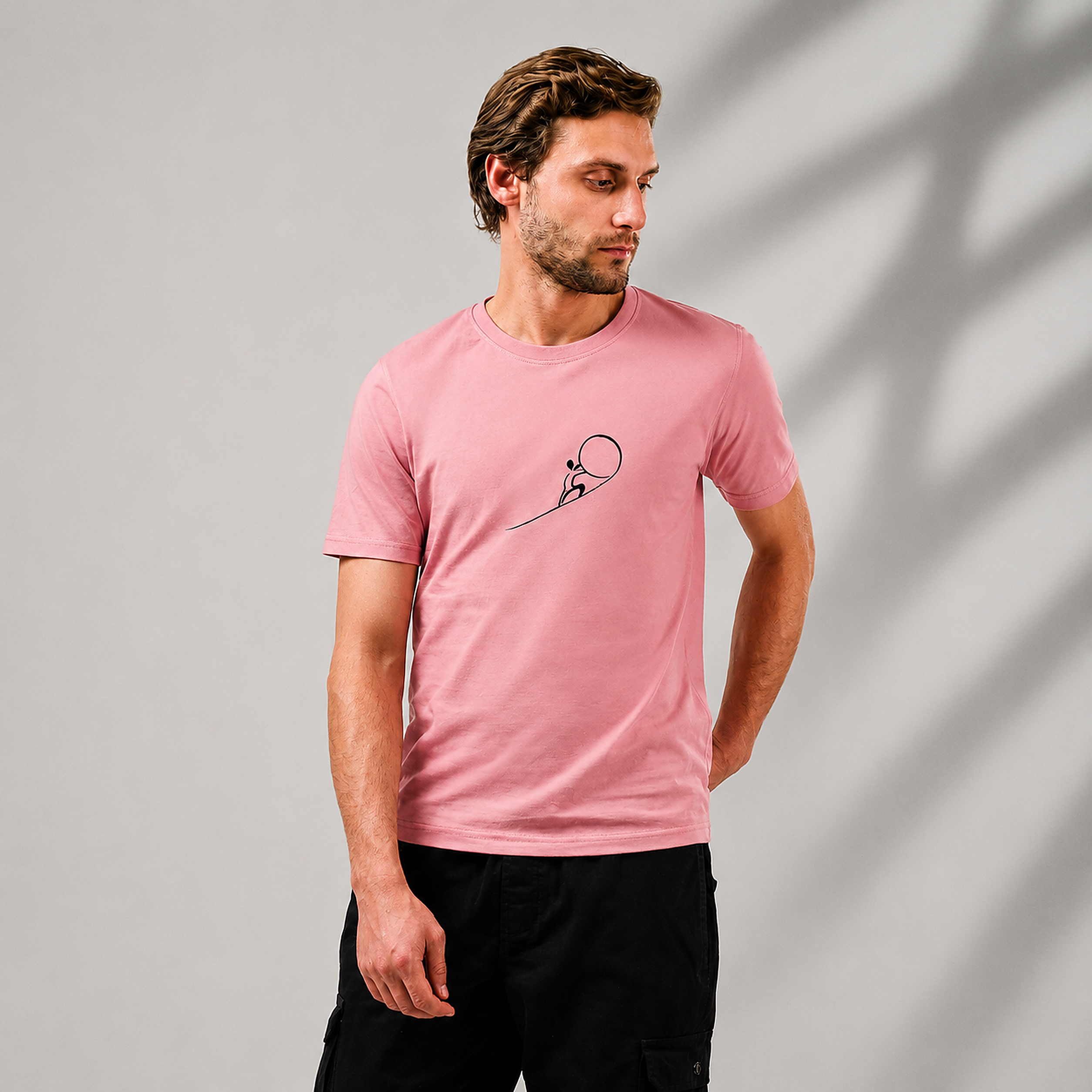 Printed Slim T-shirt (GRIT)